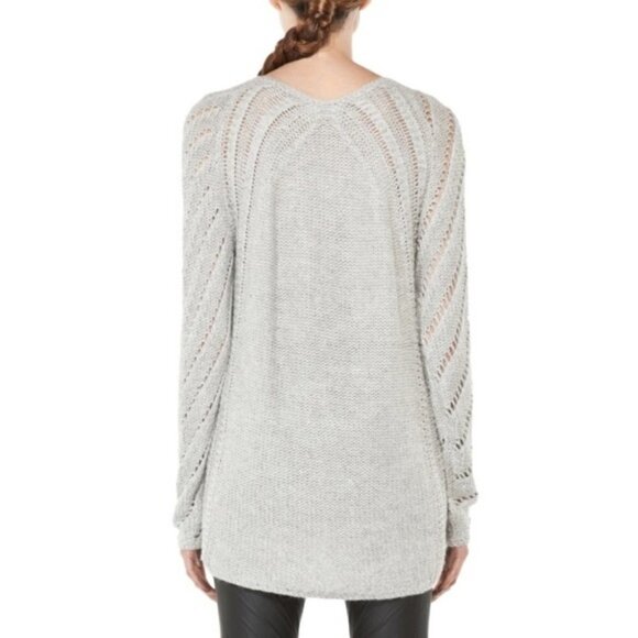 Helmut Lang | Inherent Texture Sweater In Light Grey - Picture 2 of 9